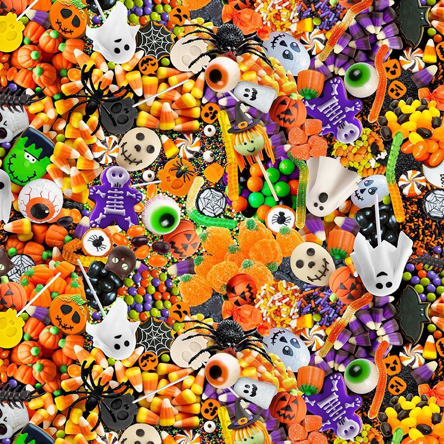 I Boo What I Want Trick Or Treat Candies Fabric