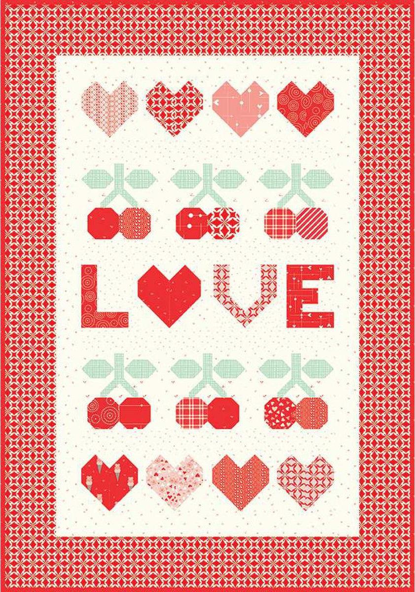 I Love Us This Is Love Wall Hanging Quilt Kit-Riley Blake Fabrics-My Favorite Quilt Store