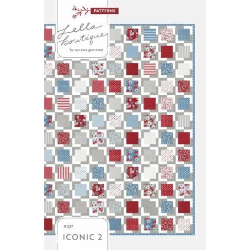 Iconic 2 Quilt Pattern-Moda Fabrics-My Favorite Quilt Store
