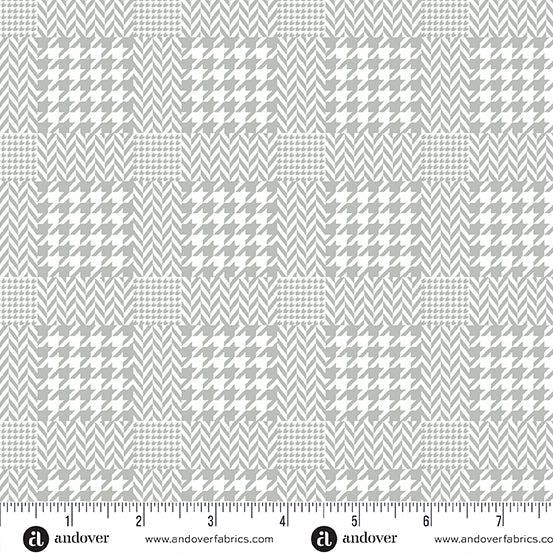 Iconic Dove Check Fabric-Andover-My Favorite Quilt Store