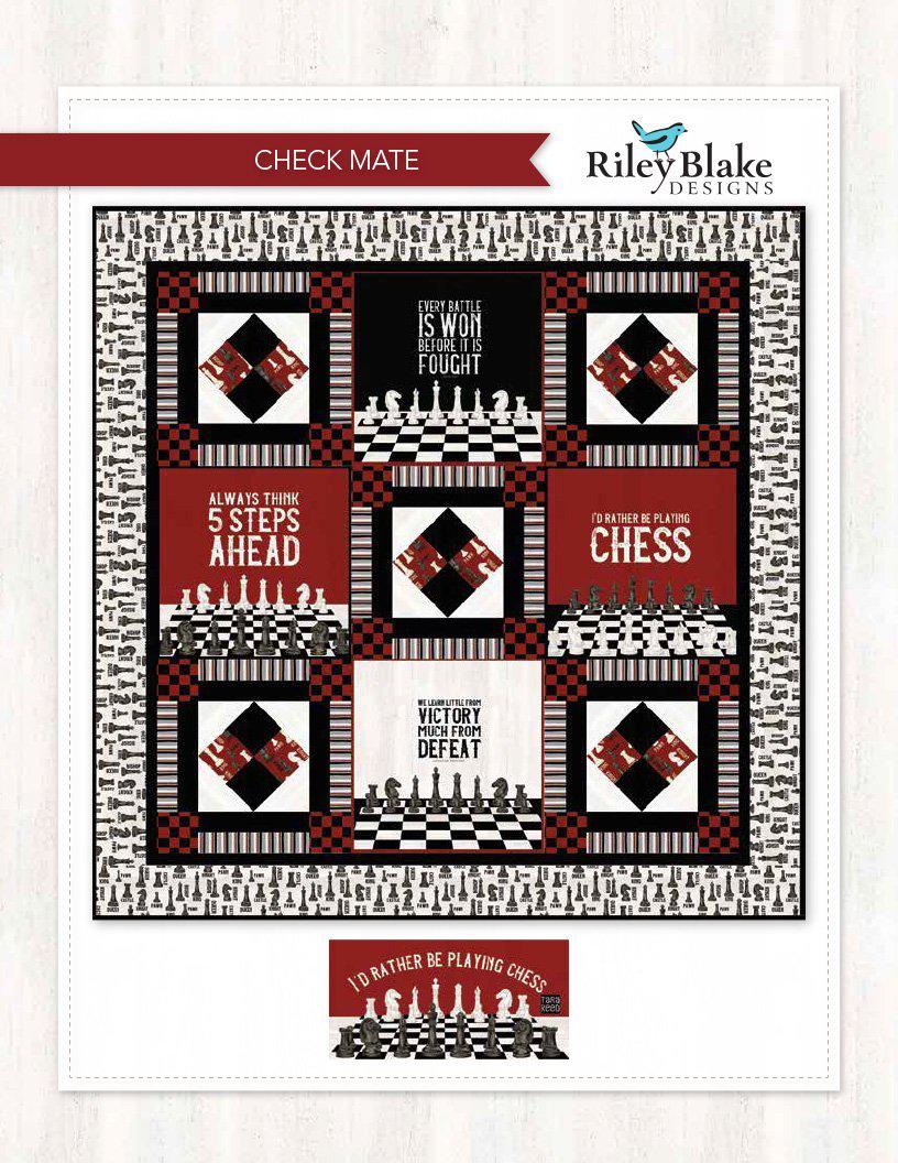 I'd Rather Be Playing Chess Quilt Pattern - Free Digital Download-Riley Blake Fabrics-My Favorite Quilt Store