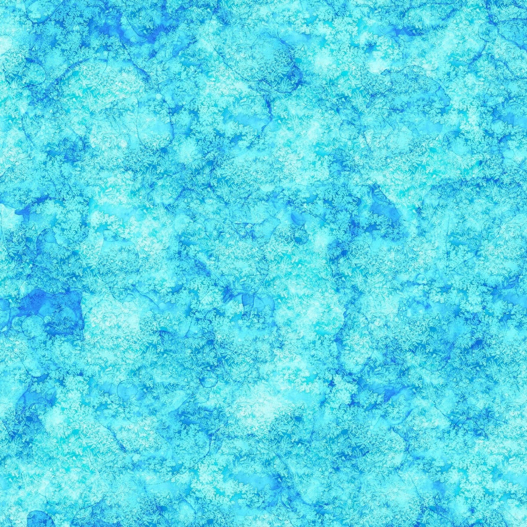 Illuminations Turquoise Frosted Texture Digital Print Fabric