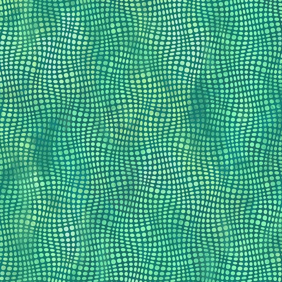 Impressions Green Dot Abstract Fabric