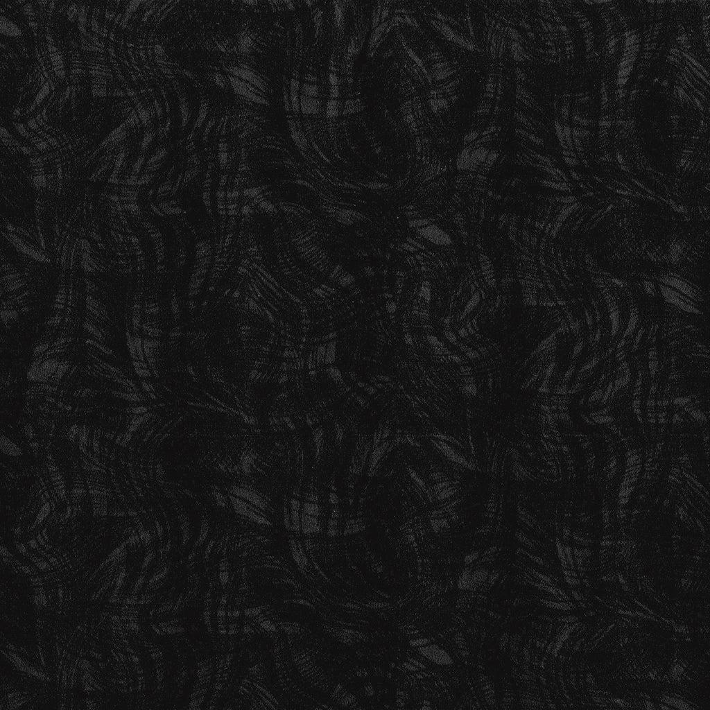 Impressions Moire Black Fabric