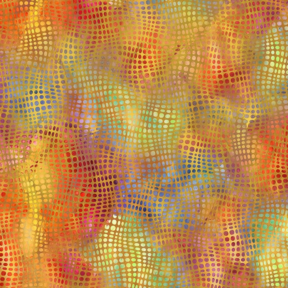 Impressions Yellow Dot Abstract Fabric