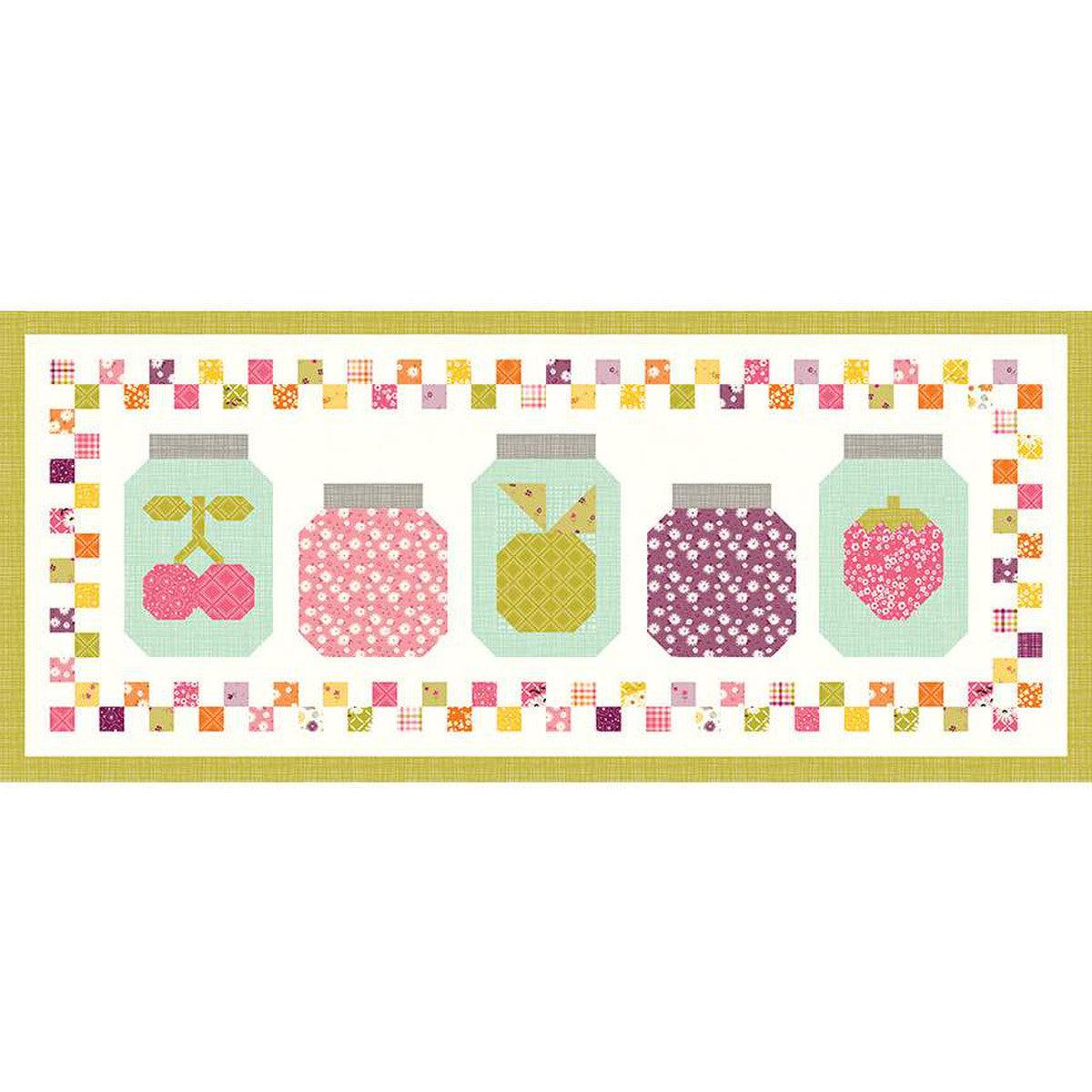 In a Fruit Jar Summer Runner Kit-Riley Blake Fabrics-My Favorite Quilt Store