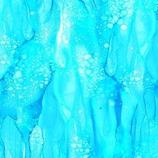 Inspired Blue Watercolor Fabric