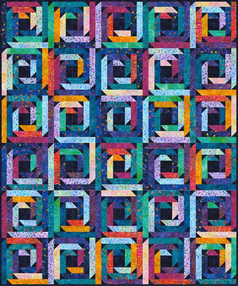 Interstellar Cabin Frenzy Quilt Pattern - Free Pattern Download-Robert Kaufman-My Favorite Quilt Store