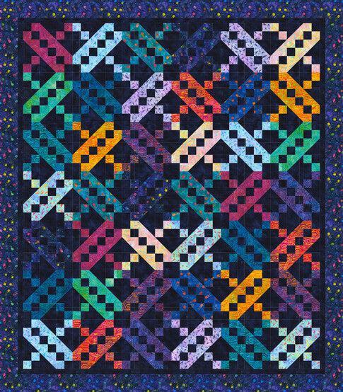 Interstellar Cross Check Quilt Pattern - Free Pattern Download-Robert Kaufman-My Favorite Quilt Store