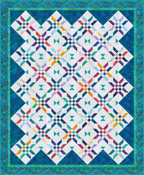Interstellar Ribbons Quilt Pattern - Free Pattern Download-Robert Kaufman-My Favorite Quilt Store