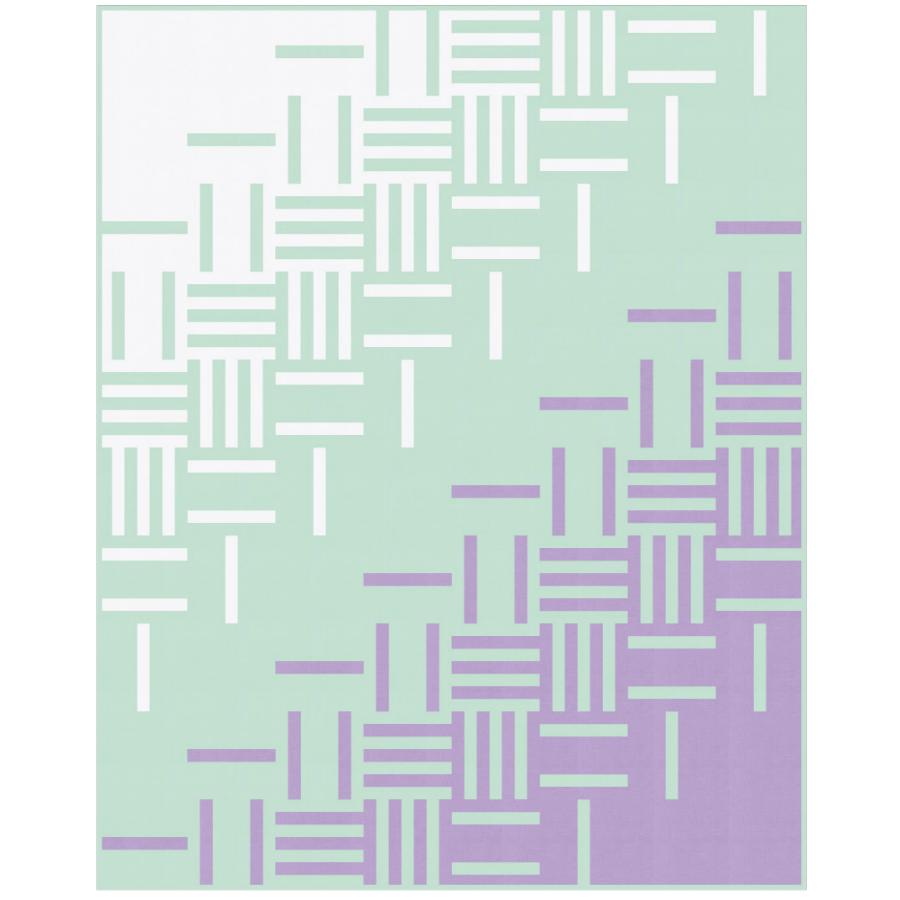 Intertwine Orchid Ice Quilt Kit-Robert Kaufman-My Favorite Quilt Store