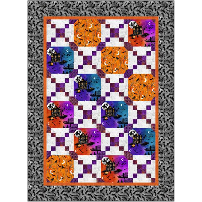Into The Web Hallows Eve Quilt Kit