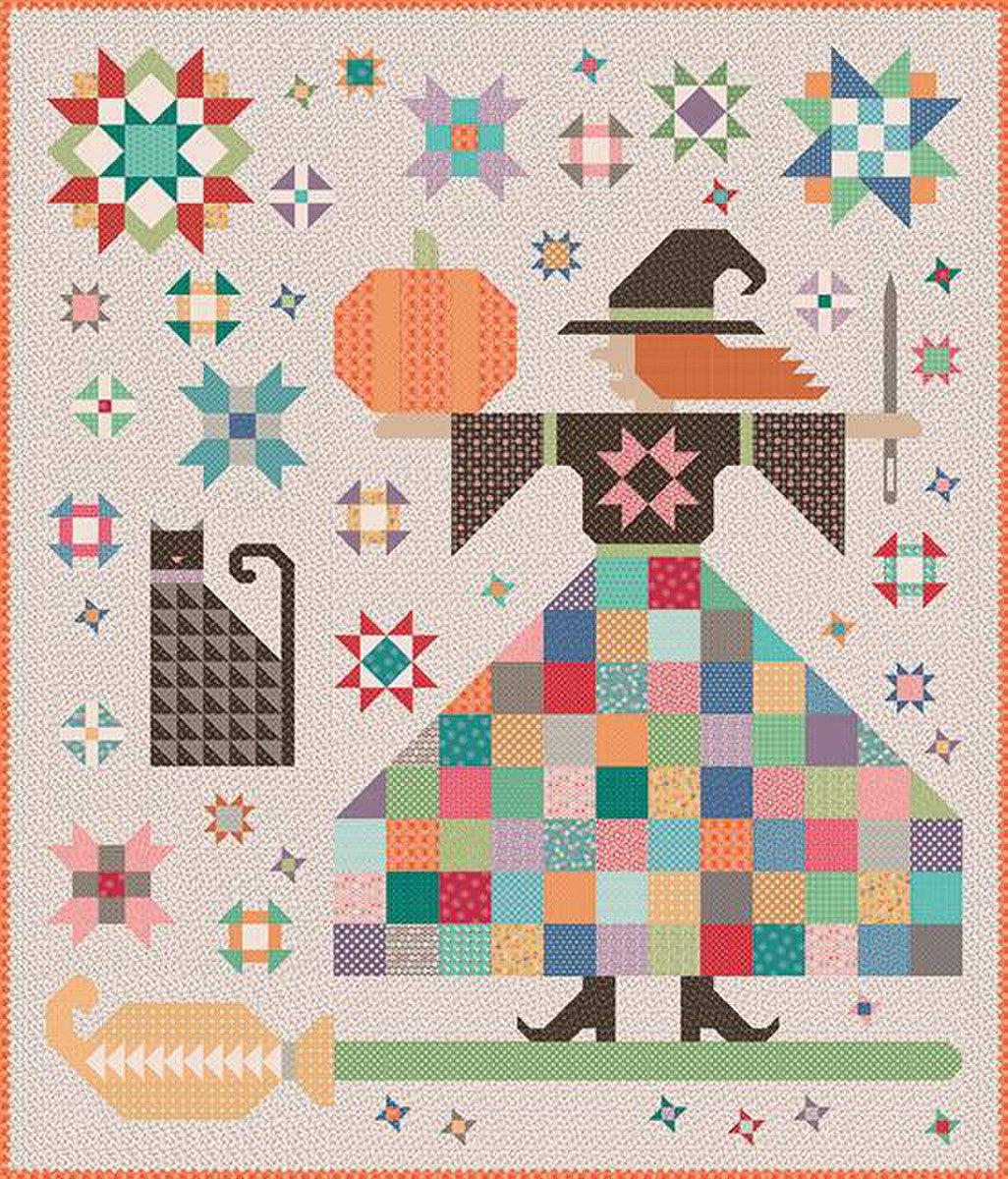 It's Sew Emma The Quilted Witch Quilt Pattern-Riley Blake Fabrics-My Favorite Quilt Store