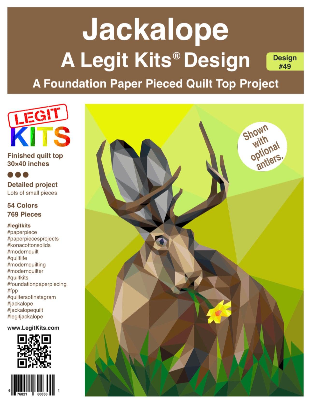 Jackalope Pattern-Legit Kits-My Favorite Quilt Store