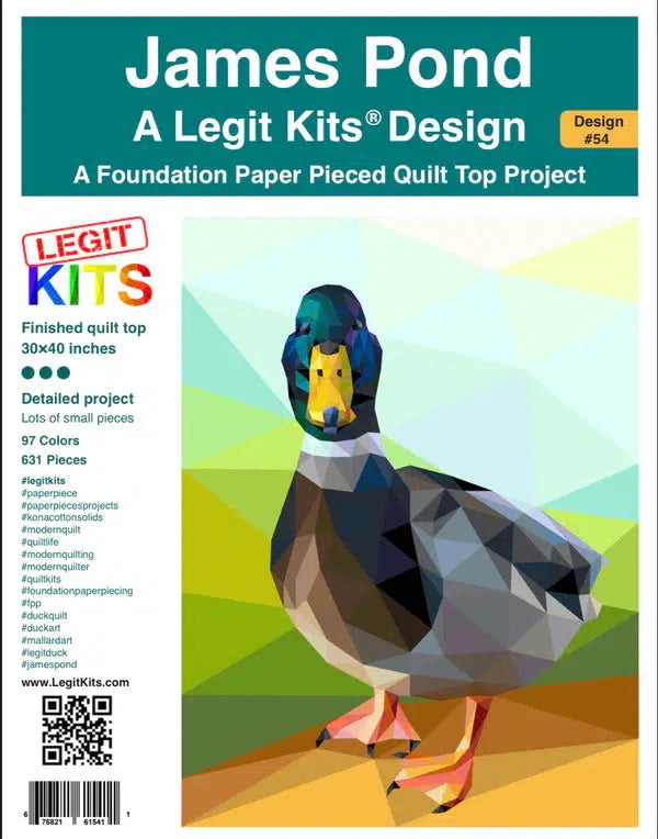 James Pond Quilt Kit-Legit Kits-My Favorite Quilt Store