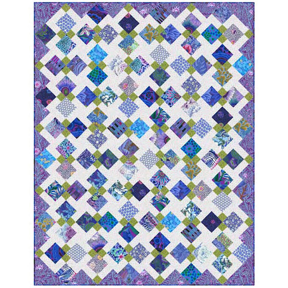 Jewel Box Kaffe Lake Colorway Quilt Kit-Free Spirit Fabrics-My Favorite Quilt Store