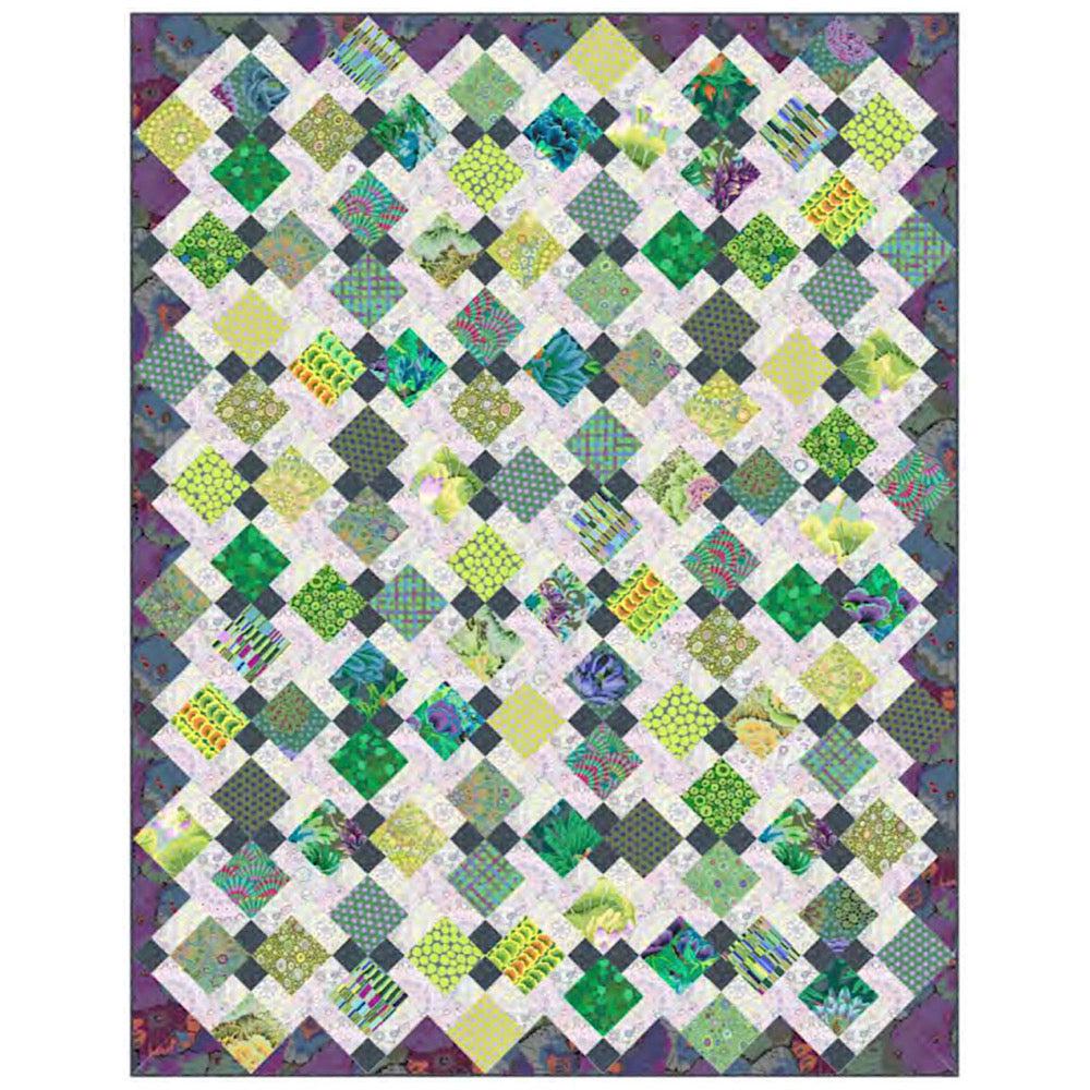 Jewel Box Kaffe Meadow Colorway Quilt Kit-Free Spirit Fabrics-My Favorite Quilt Store