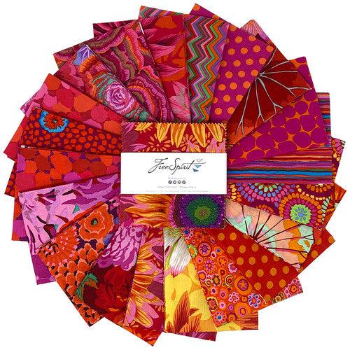 Jewel Box Kaffe Vineyard Colorway Quilt Kit-Free Spirit Fabrics-My Favorite Quilt Store