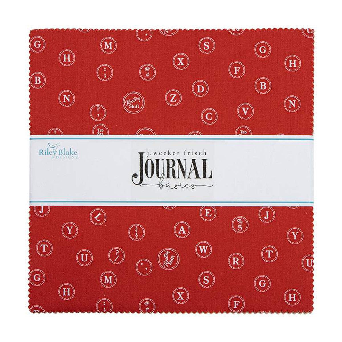 Journal Basics 10" Layer Cake-Riley Blake Fabrics-My Favorite Quilt Store