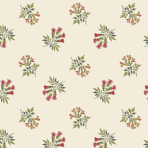 Joy Parchment Corsage Fabric-Andover-My Favorite Quilt Store