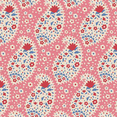 Jubilee Pink Teardrop Fabric