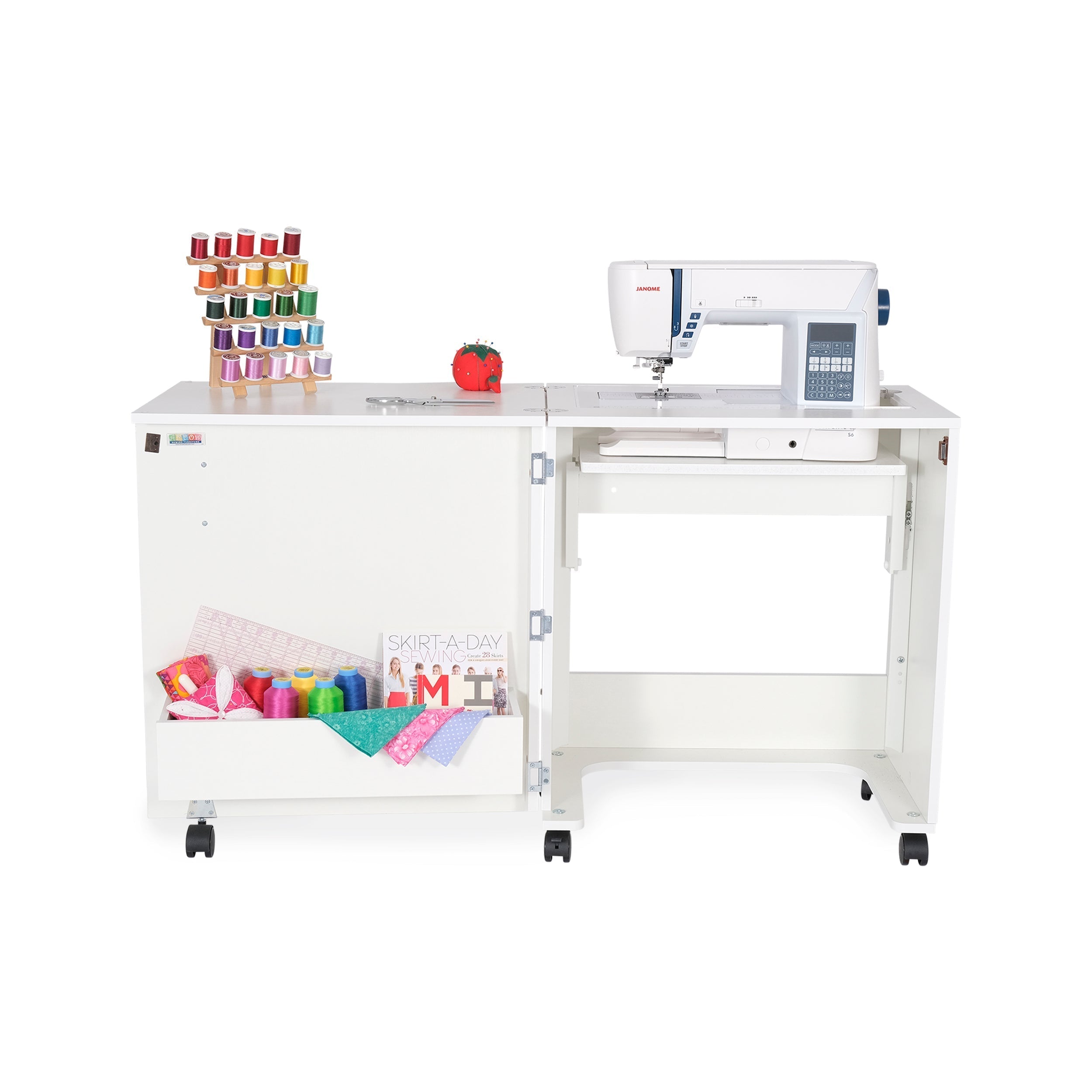 Judy Sewing Cabinet White