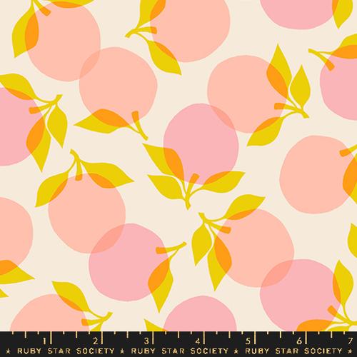 Juicy Shell Tumbling Peaches Fabric-Moda Fabrics-My Favorite Quilt Store