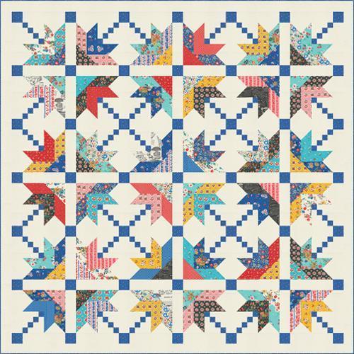 Julia Bessie Quilt Kit-Moda Fabrics-My Favorite Quilt Store