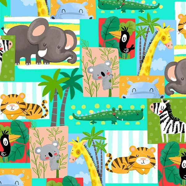 Jungle Explorers Multi Jungle Bundle Fabric
