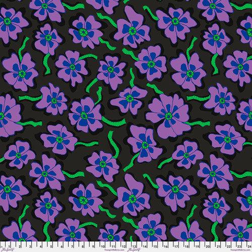 Kaffe Collective August 2023 Black Camo Flower Fabric-Free Spirit Fabrics-My Favorite Quilt Store