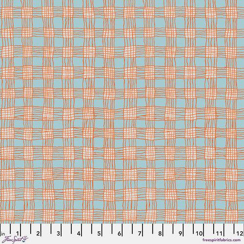 Kaffe Collective August 2023 Grey Gingham Fabric-Free Spirit Fabrics-My Favorite Quilt Store