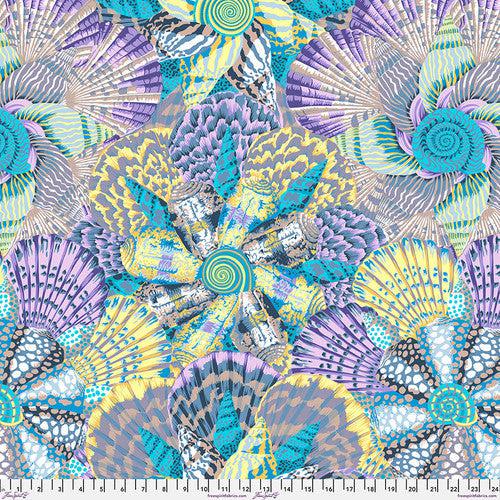 Kaffe Collective August 2023 Grey Sailor Valentine Fabric-Free Spirit Fabrics-My Favorite Quilt Store