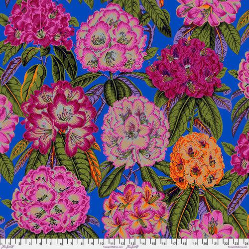 Kaffe Collective August 2023 Magenta Rhododendrons Fabric-Free Spirit Fabrics-My Favorite Quilt Store