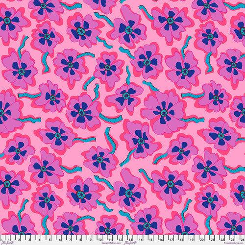 Kaffe Collective August 2023 Pink Camo Flower Fabric-Free Spirit Fabrics-My Favorite Quilt Store