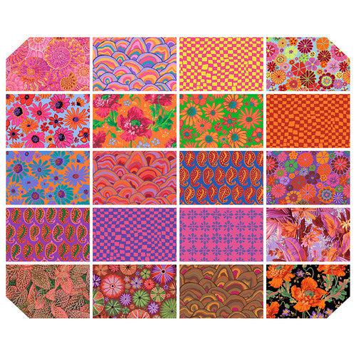 Kaffe Collective August 2024 Hot 2 1/2" Jelly Roll-Free Spirit Fabrics-My Favorite Quilt Store