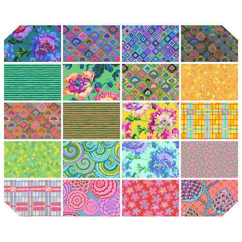 Kaffe Collective February 2024 Bright 5" Charm Pack-Free Spirit Fabrics-My Favorite Quilt Store