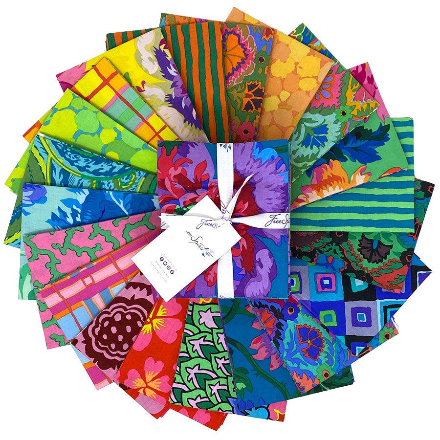 Kaffe Collective February 2024 Bright Fat Quarter Bundle