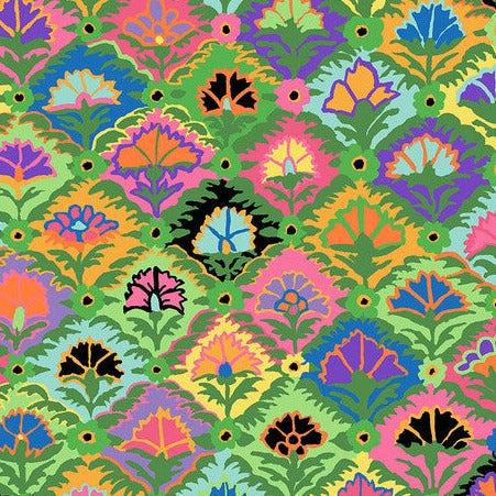 Kaffe Collective February 2024 Multi Step Flower Fabric-Free Spirit Fabrics-My Favorite Quilt Store