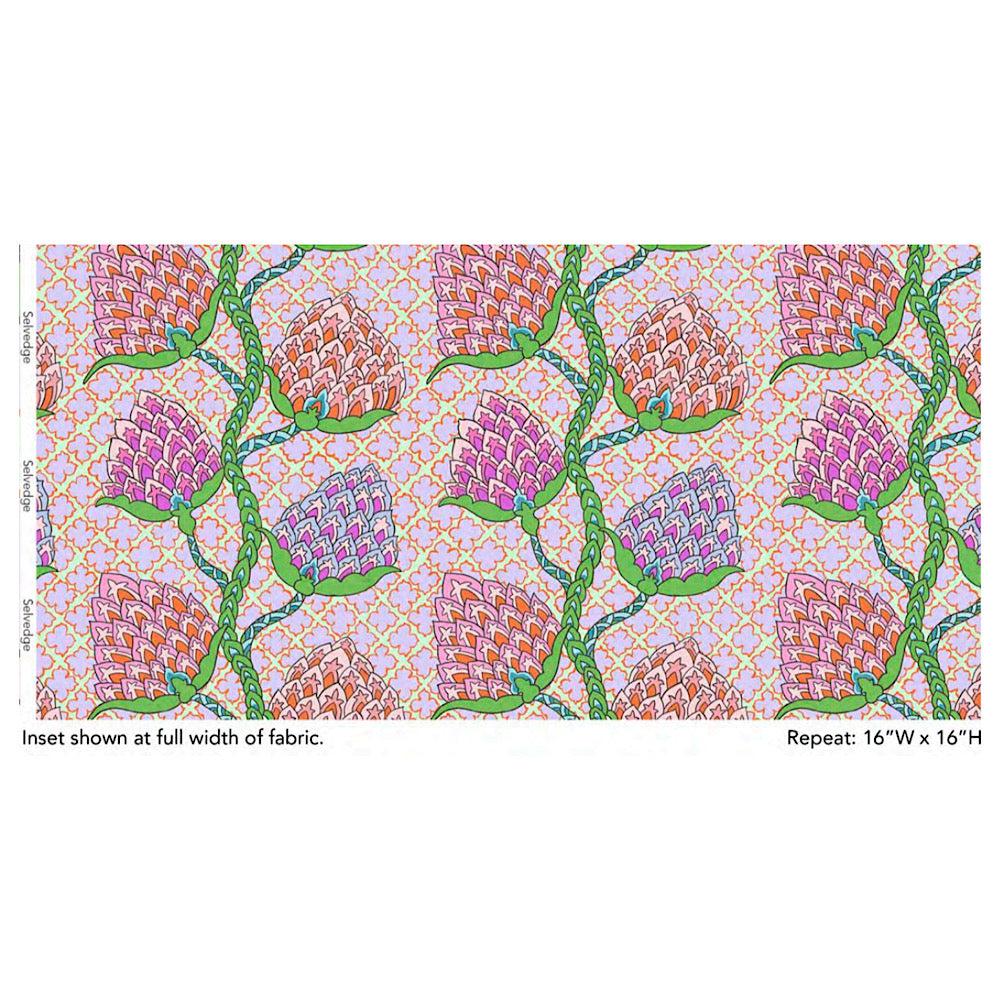 Kaffe Collective February 2024 Pastel Paisley Flower Fabric-Free Spirit Fabrics-My Favorite Quilt Store