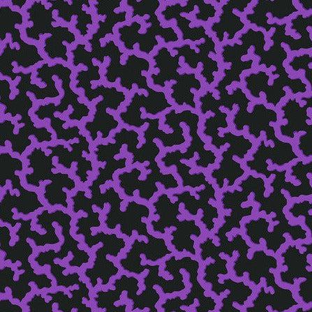 Kaffe Collective February 2024 Purple Coral Fabric-Free Spirit Fabrics-My Favorite Quilt Store