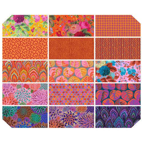 Kaffe Collective February 2025 Warm 2 1/2" Design Roll 40pc.-Free Spirit Fabrics-My Favorite Quilt Store