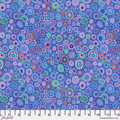 Kaffe Fassett Classics Paperweight Blue Fabric-Free Spirit Fabrics-My Favorite Quilt Store