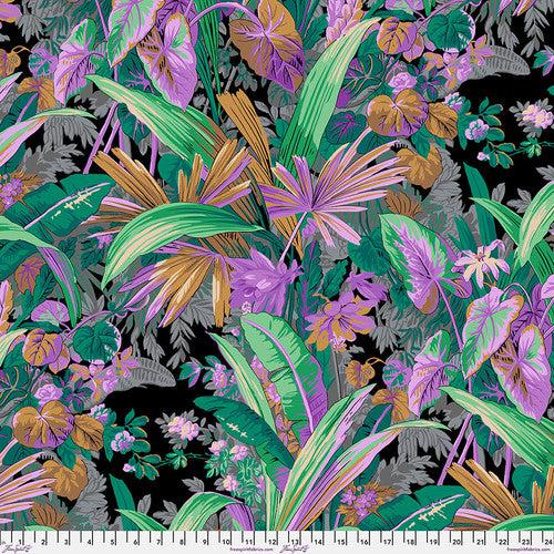 Kaffe Fassett Collective August 2024 Lavender Jungle Fabric-Free Spirit Fabrics-My Favorite Quilt Store