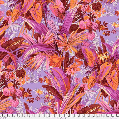 Kaffe Fassett Collective August 2024 Red Jungle Fabric-Free Spirit Fabrics-My Favorite Quilt Store