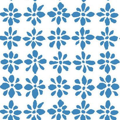 Kaffe Fassett Collective August 2024 White Snow Flower Fabric-Free Spirit Fabrics-My Favorite Quilt Store