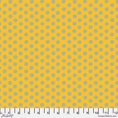 Kaffe Fassett Collective Classic Spot Yellow Fabric-Free Spirit Fabrics-My Favorite Quilt Store