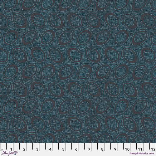 Kaffe Fassett Collective Classics Aboriginal Dot Charcoal Fabric-Free Spirit Fabrics-My Favorite Quilt Store
