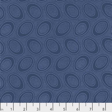 Kaffe Fassett Collective Classics Aboriginal Dot Denim Fabric-Free Spirit Fabrics-My Favorite Quilt Store