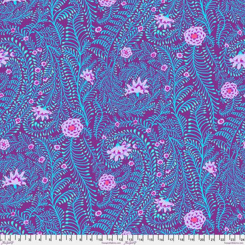 Kaffe Fassett Collective Classics Ferns Purple Fabric-Free Spirit Fabrics-My Favorite Quilt Store