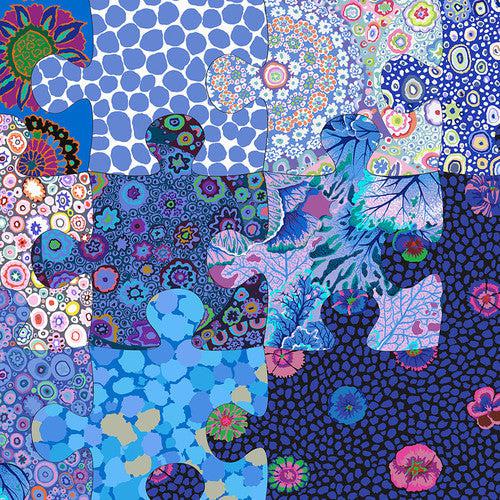 Kaffe Fassett Collective Delft Mystery Quilt Sew Along Kit-Free Spirit Fabrics-My Favorite Quilt Store